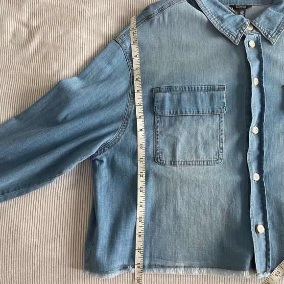 David Bitton Cotton Chambray Button Up - Picture 14 of 16